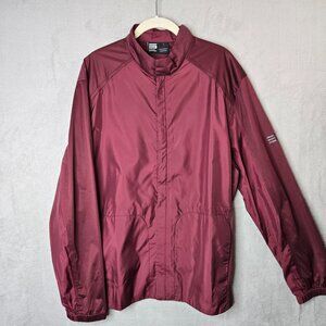 three Sixty Six rain Jacket Full Zip Windbreaker Pockets Outdoor